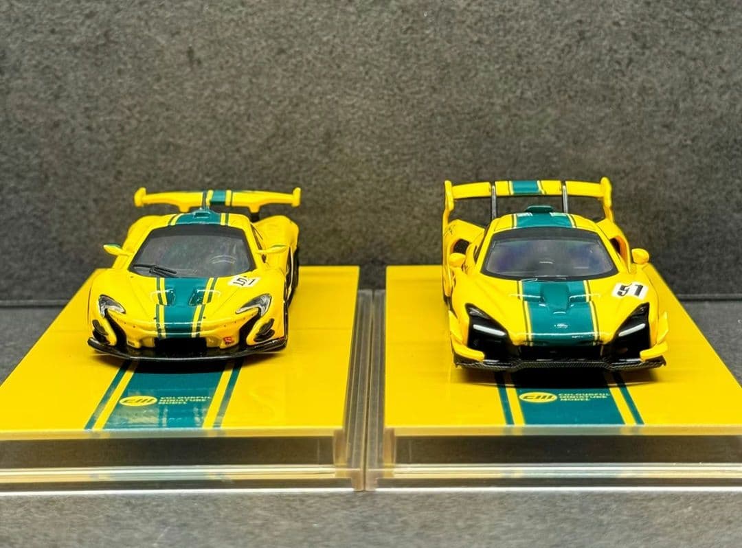 1/64 マクラーレンセナ GTR LM & P1 GTR　セット