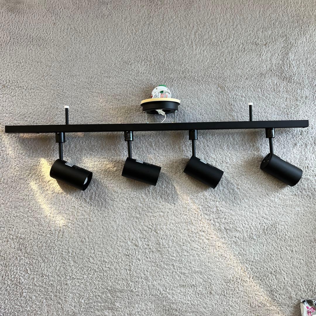 無印良品 MUJI照明 システムライト・スポットライトブラック ルームライト