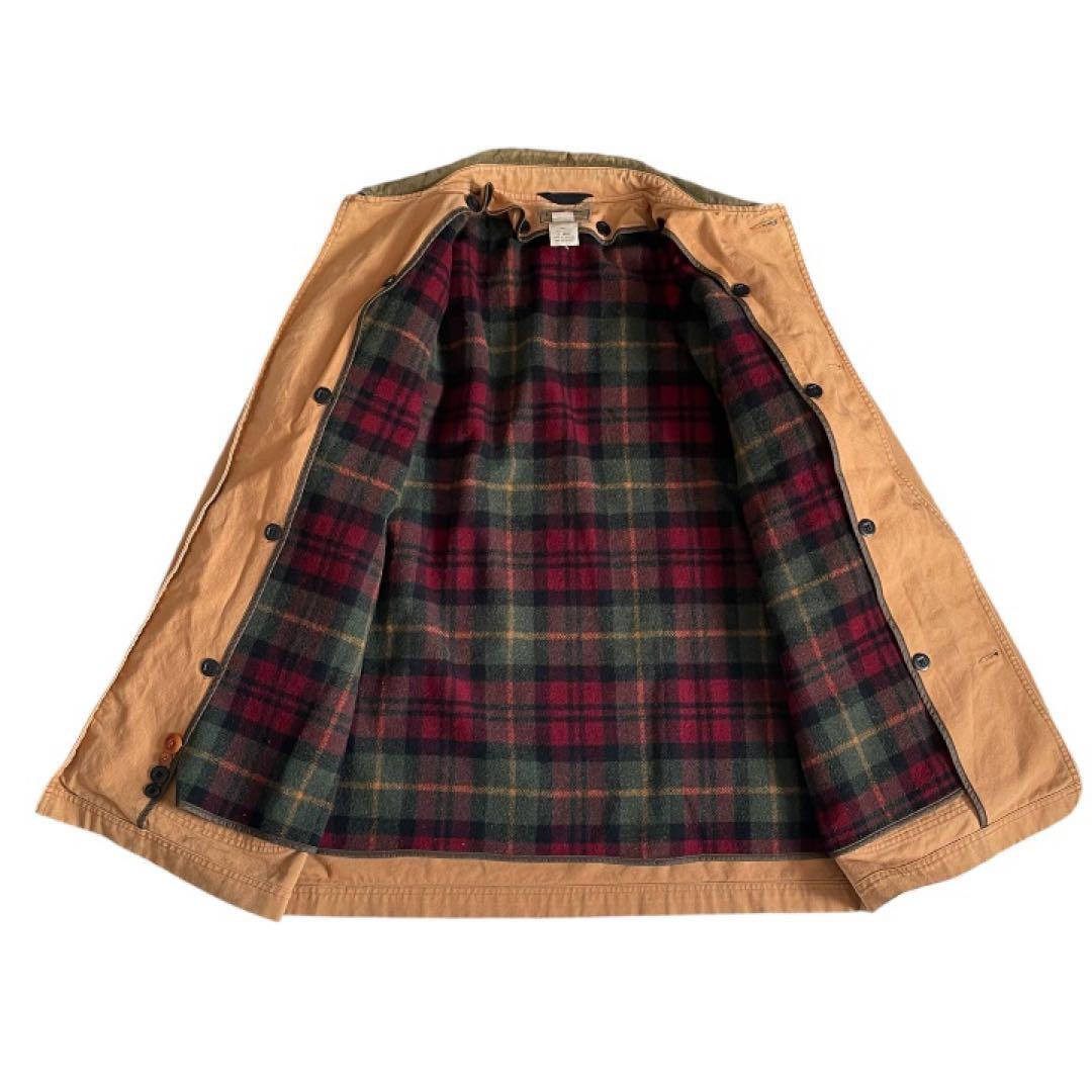 L.L.Bean 00sハンティングジャケット ライナー付きコーデュロイ襟L古着