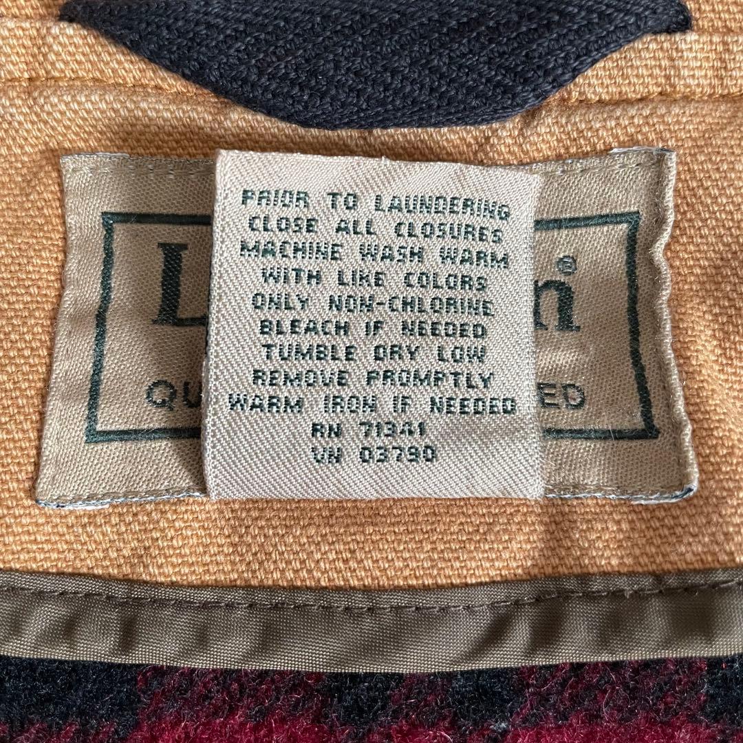 L.L.Bean 00sハンティングジャケット ライナー付きコーデュロイ襟L古着