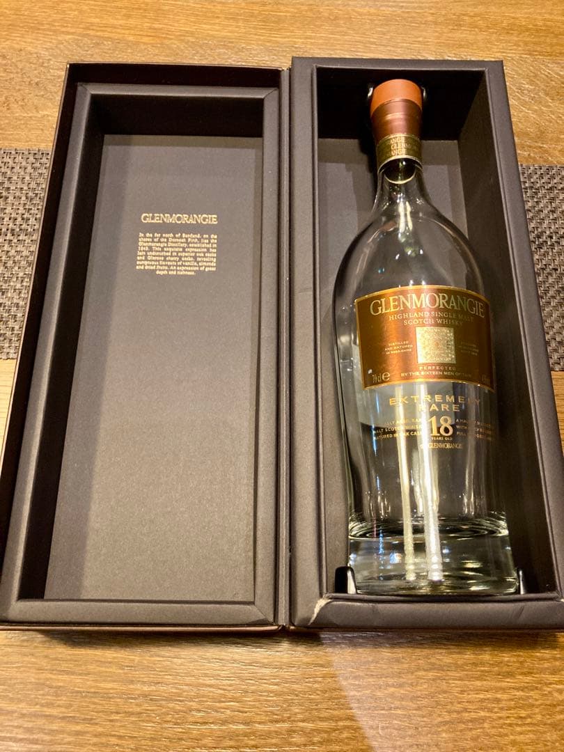 空瓶】グレンモーレンジ18年 旧デザイン（箱付き）【送料込み】 - メルカリ
