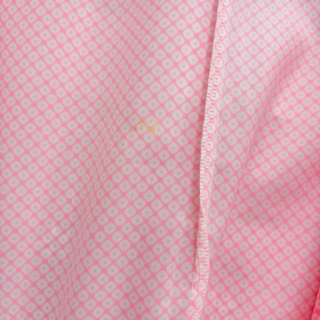 七五三　7歳　四つ身　正絹　子供　着物　作り帯　女の子　長襦袢　フルセット