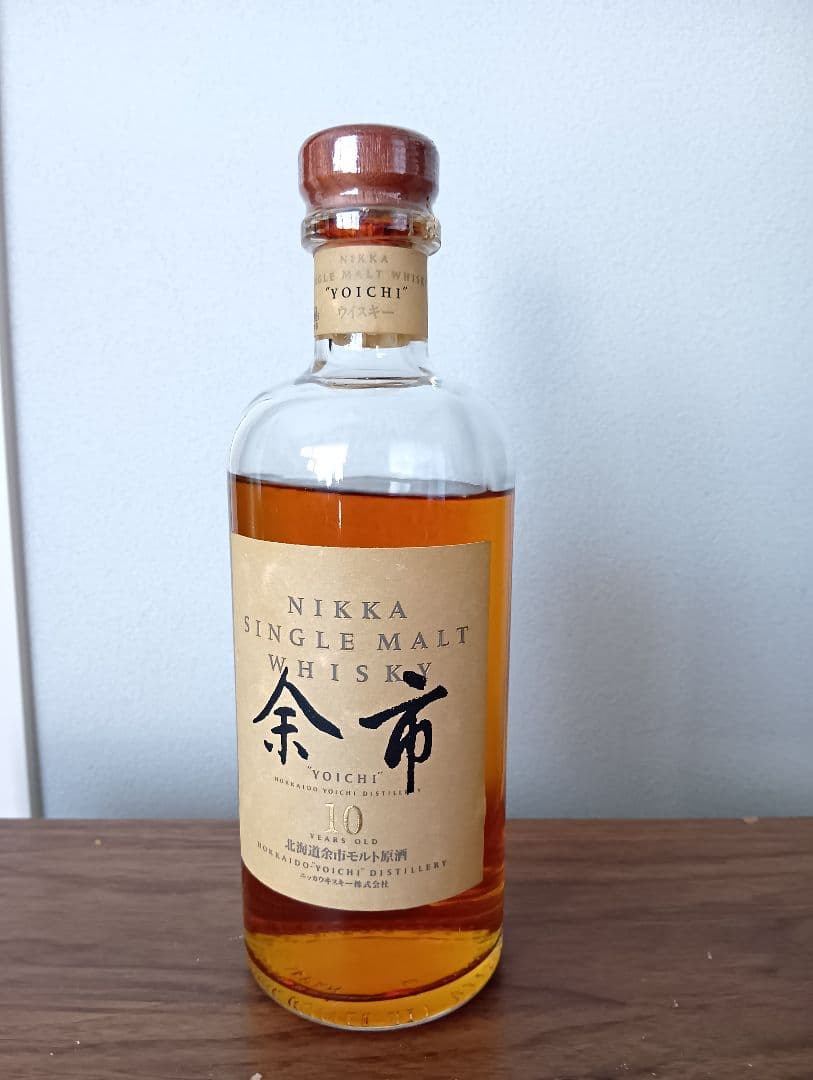 入札困難】初期ボトル ニッカ 余市 10年 北海道余市モルト原酒 500ml
