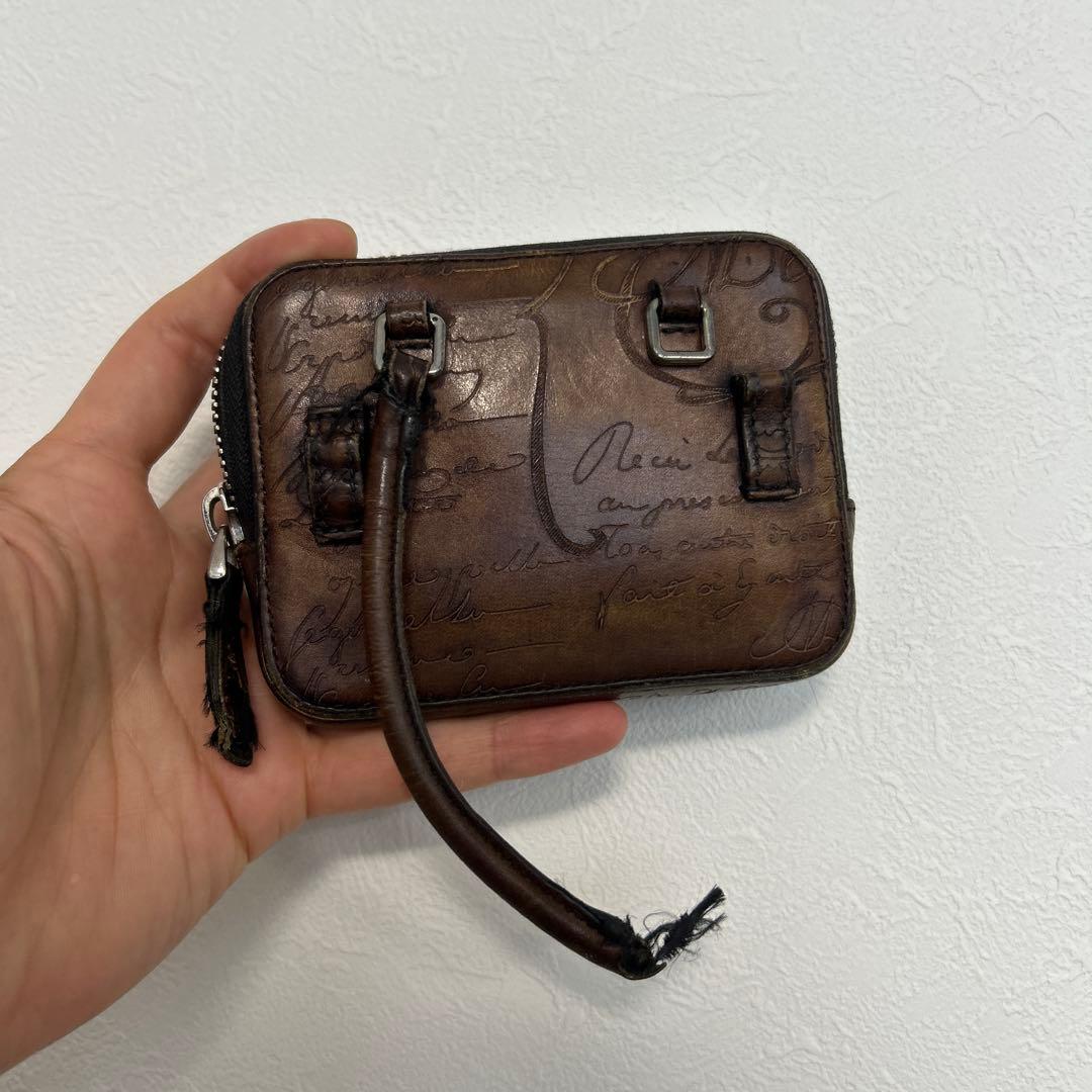 Berluti /コンパクトポーチ/レザー