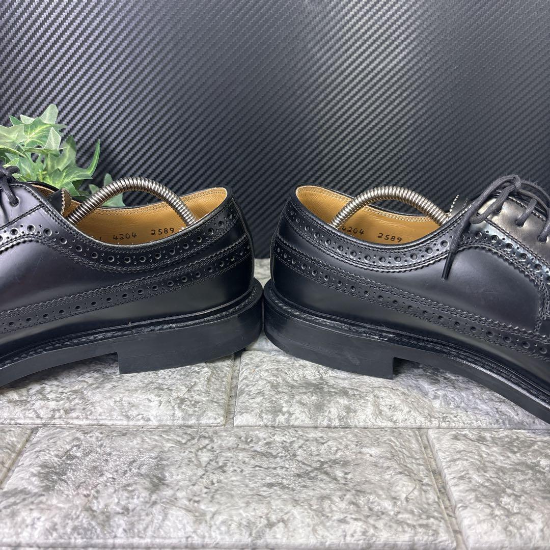 極美品✨️ REGAL ウイングチップ レザー 本革 メダリオン 25.5