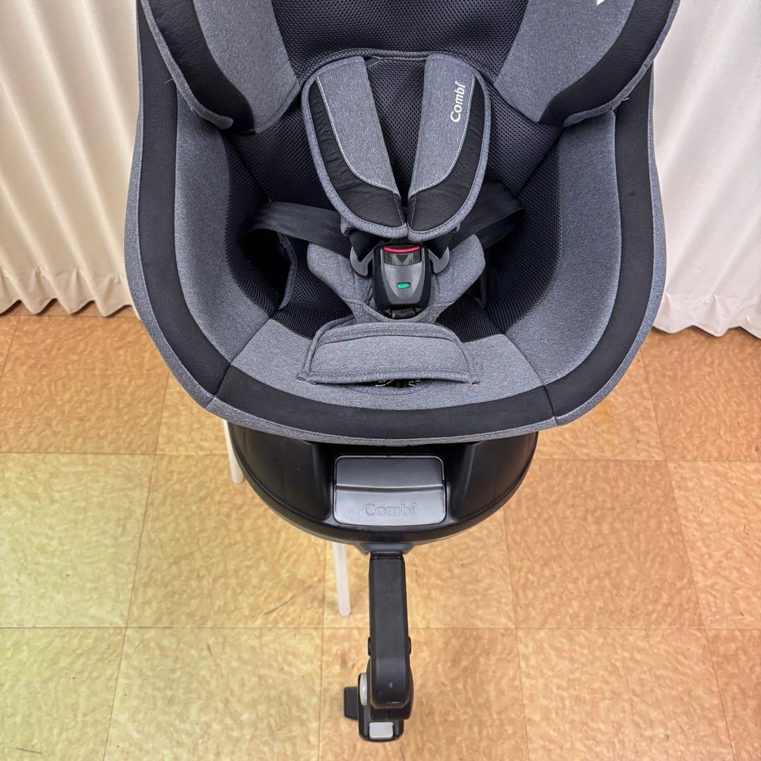 クリーニング済☆綺麗☆　コンビ　クルムーヴ　ISOFIX　エッグショック　グレー