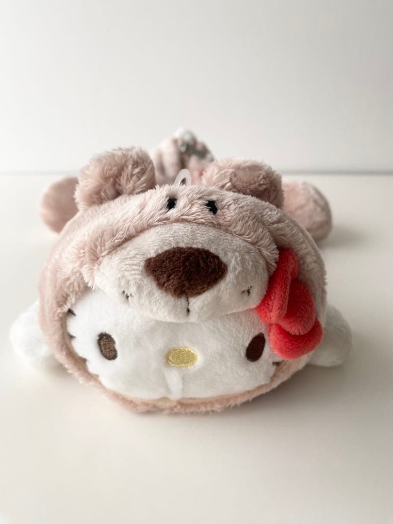 初コラボ！新品未使用 ハローキティー×ラブベアNICl ペンケース ぬいぐるみ