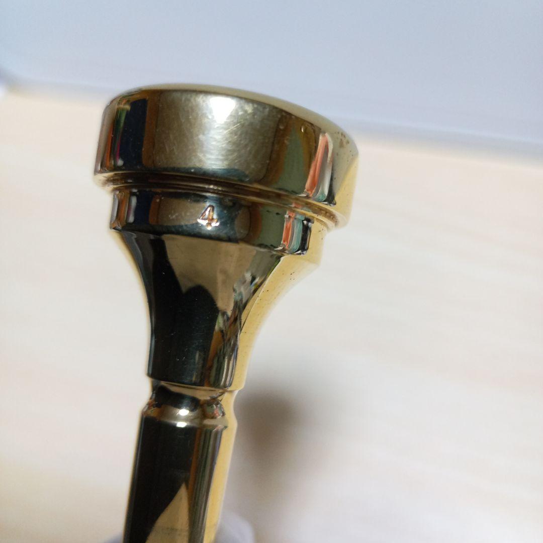 デニスウィックDENIS WICK ショートコルネット マウスピース 4金メッキ