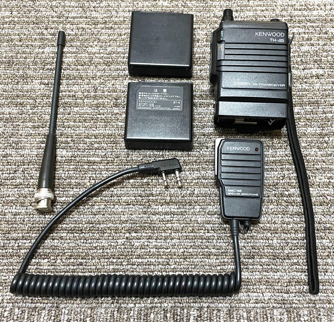 KENWOOD TH-45 美品 430MHzスピーカーマイク付き - メルカリ