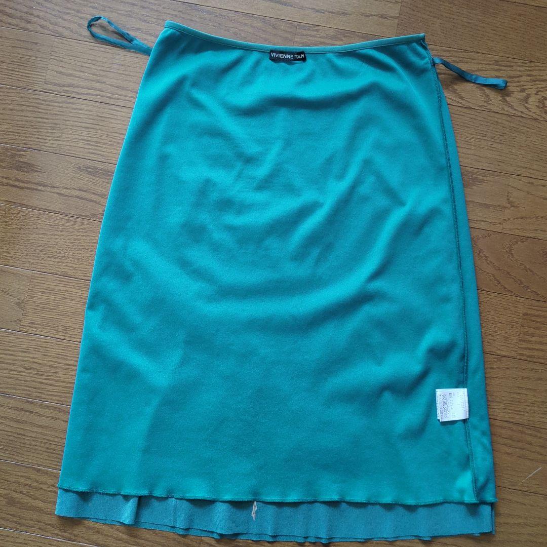 VIVIENNE TAM 花柄刺繍タイトスカート