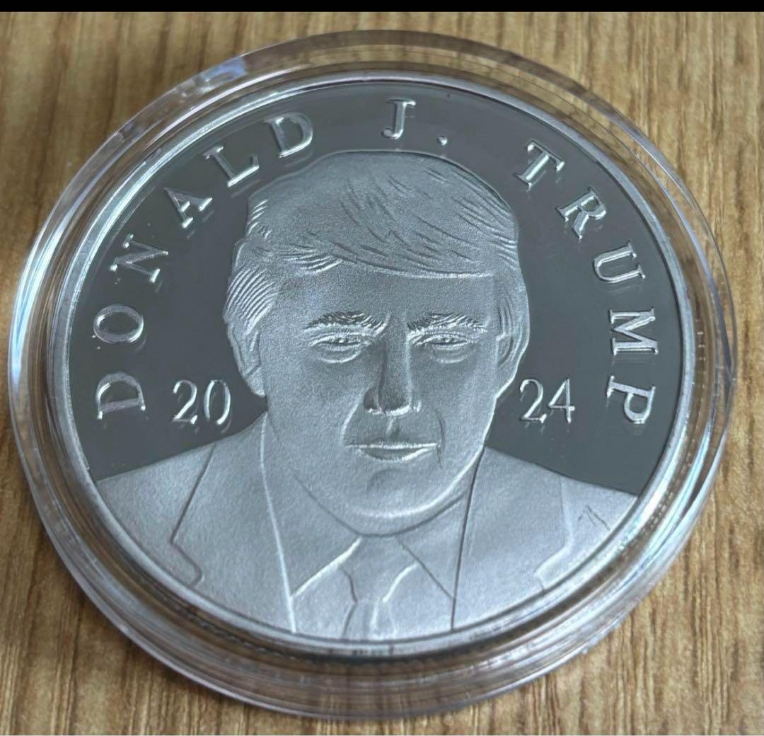 2024トランプ純銀　銀や銅もブーム! 2024トランプ純銀コイン 銀や銅もブーム!｜レア】トランプ 2024 記念