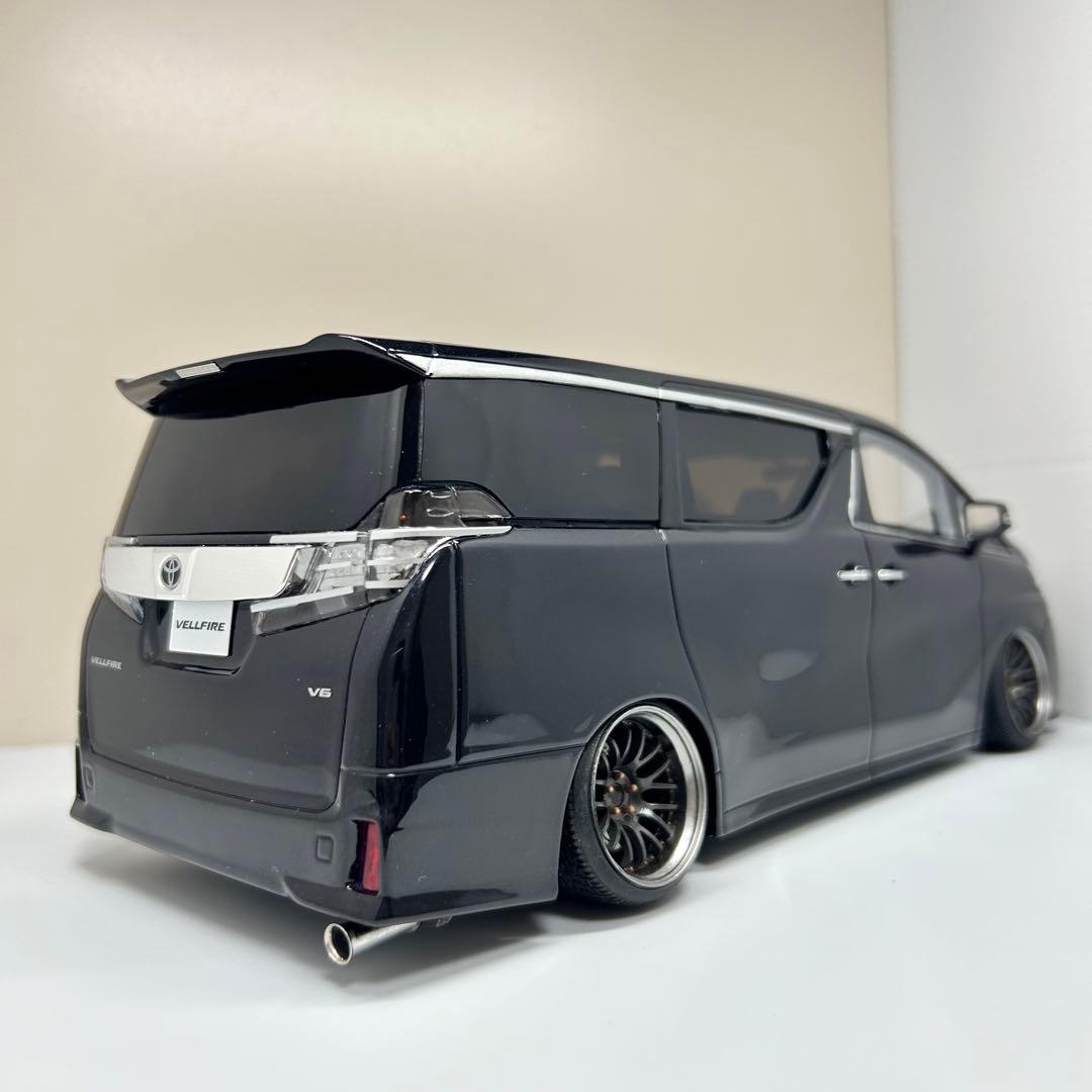 1/18京商 SAMURAI ヴェルファイア カスタム ミニカー　ブラック