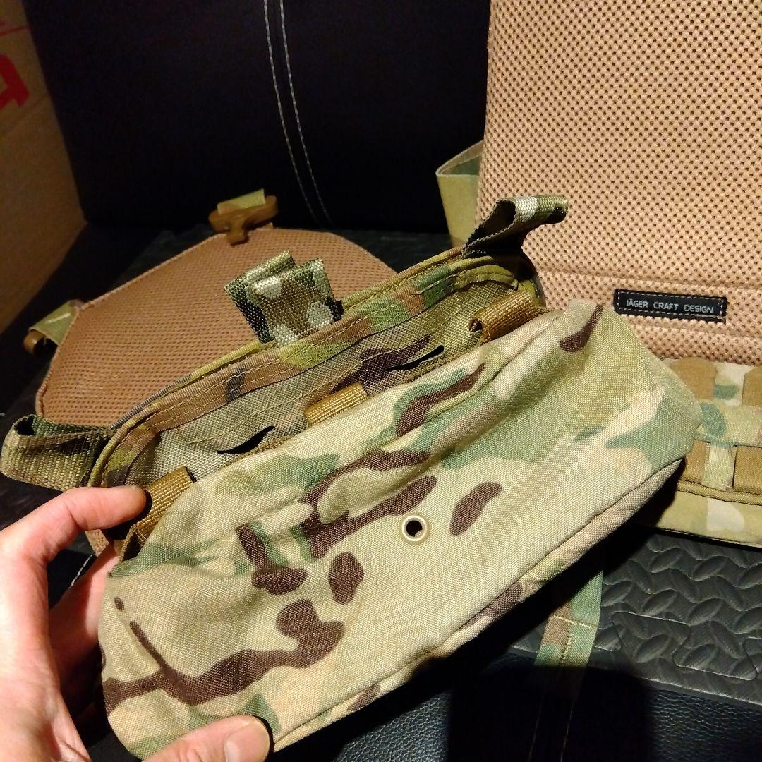 イェーガークラフトデザイン ASPCⅡ プレートキャリアー マルチカム 改造品