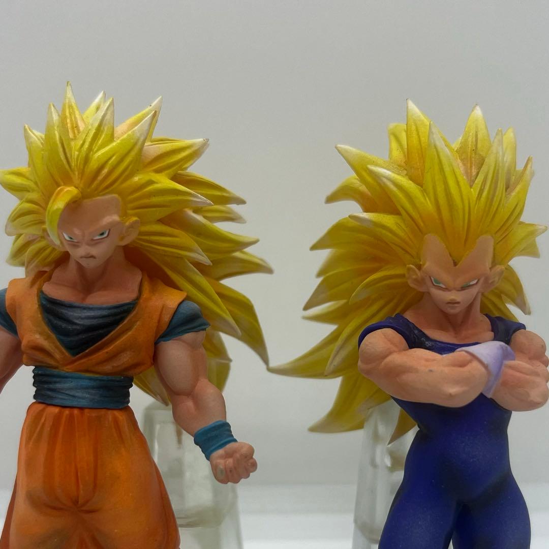 ドラゴンボール DG 悟空 ベジータ 超サイヤ人3 リペイント品 2点セット