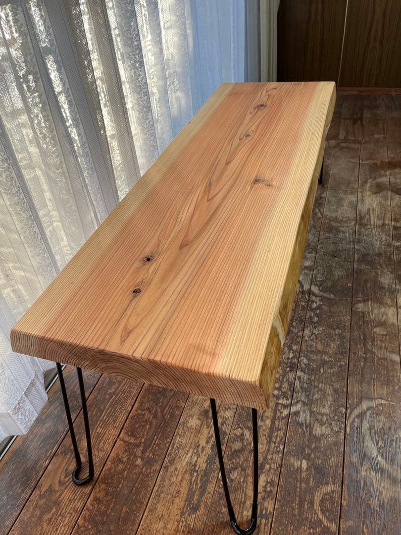 杉無垢 テーブル天板のみ ローテーブル こたつ ワトコオイル仕上げ