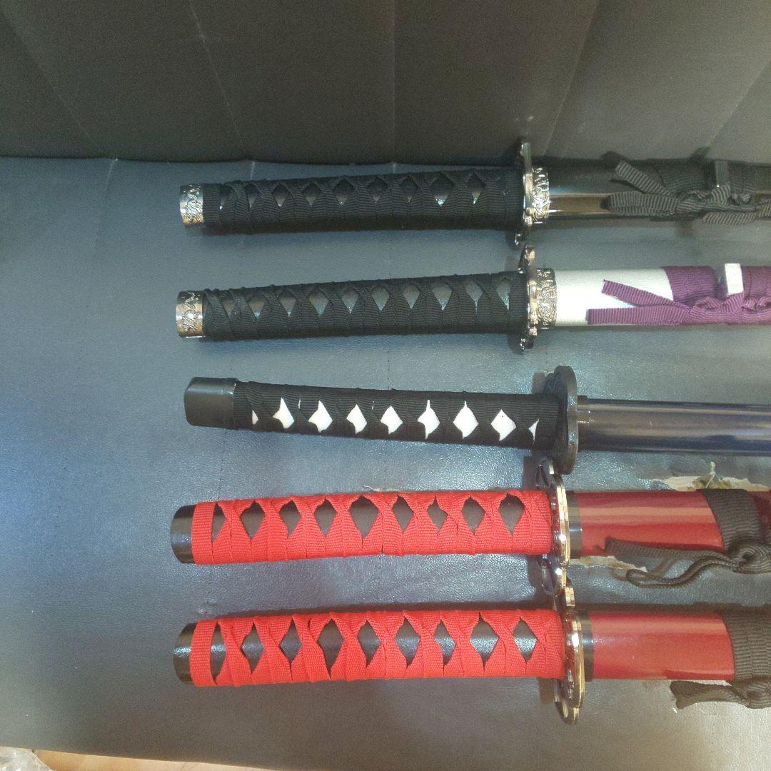 はづ。未使用品。木製 プライズ日本刀 ５本まとめ売り