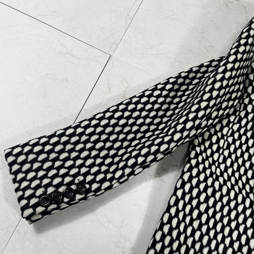 ✨極美品 マックスマーラ 白タグ 格子チェック スタンドカラーコート