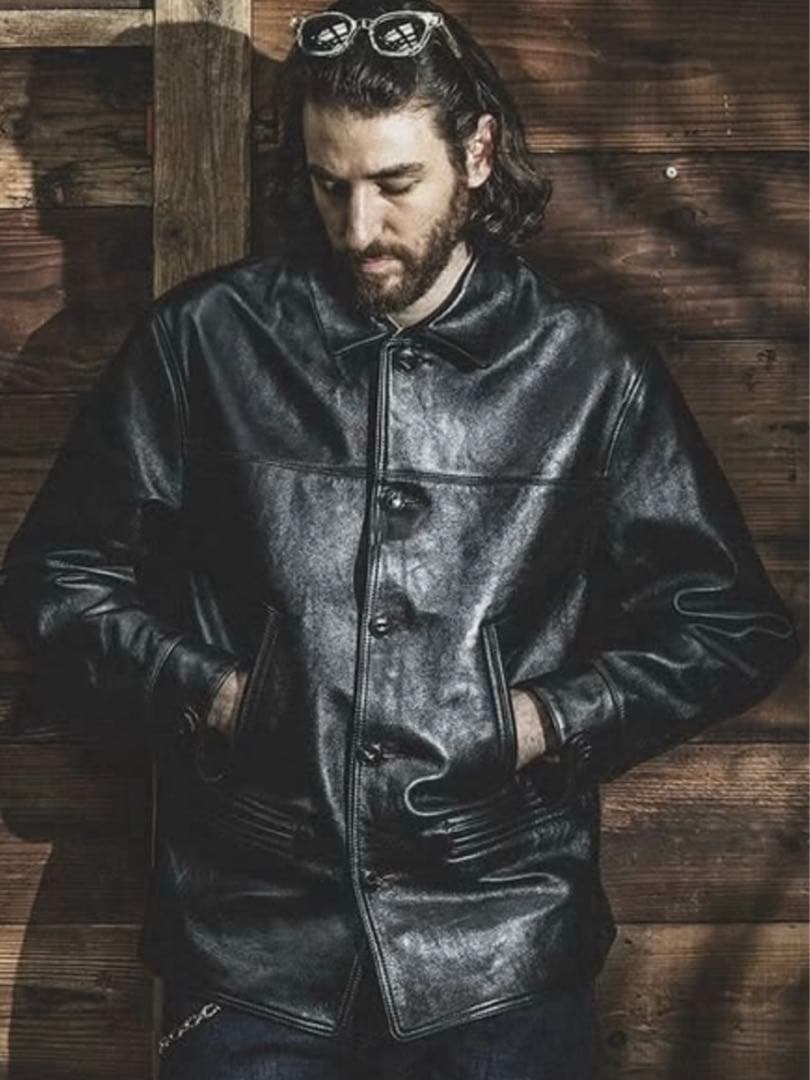 subculture サブカルチャー　レザーカーコート　2 subculture レザー カーコート ホースハイド ジャケット GDC - メルカリ