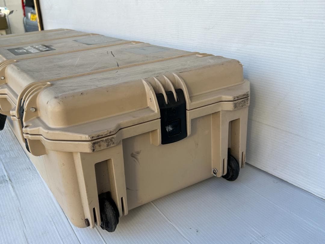 ②本物米軍ライフルケース ペリカン ミリタリー 外寸W120×D42×H23cmの