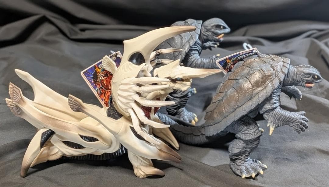 平成ガメラ＆レギオン（バンダイ）ムービーモンスター ソフビ３体セット