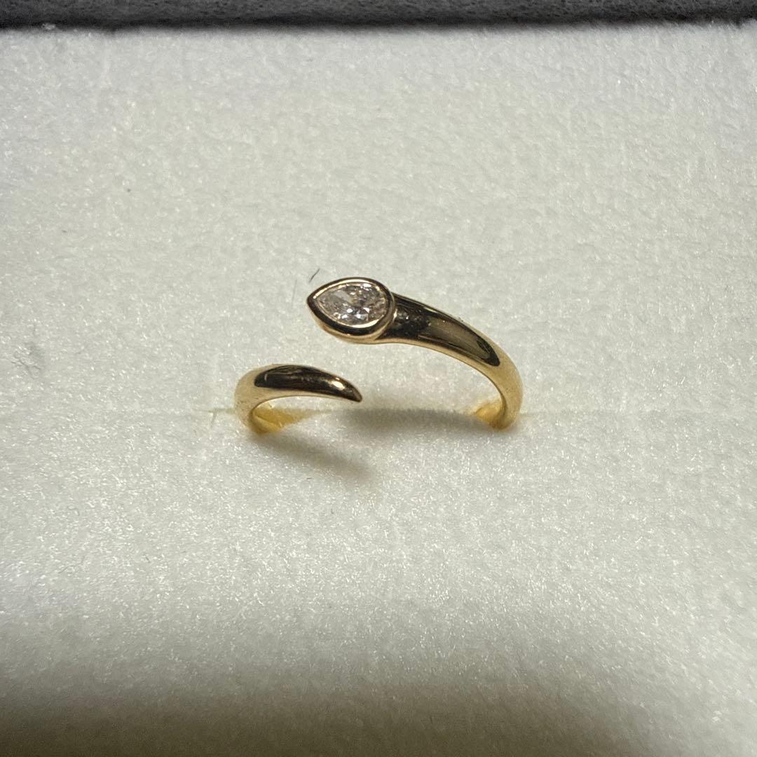 オレフィーチェ　ルーダ　18金ダイヤリング