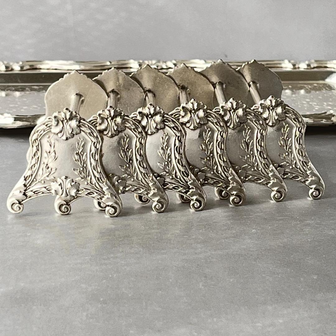 仏蘭西】 ルイ16世様式 ナイフレスト / カトラリーレスト 6個組