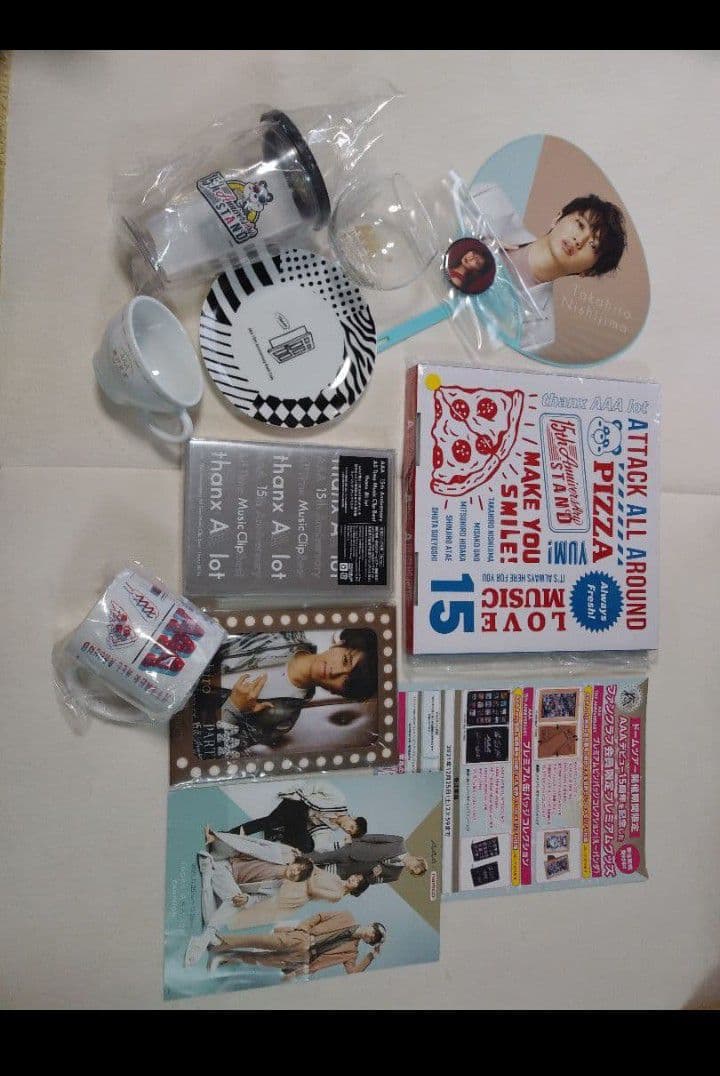 THANX AAA lot 15th グッズまとめ売り - メルカリ