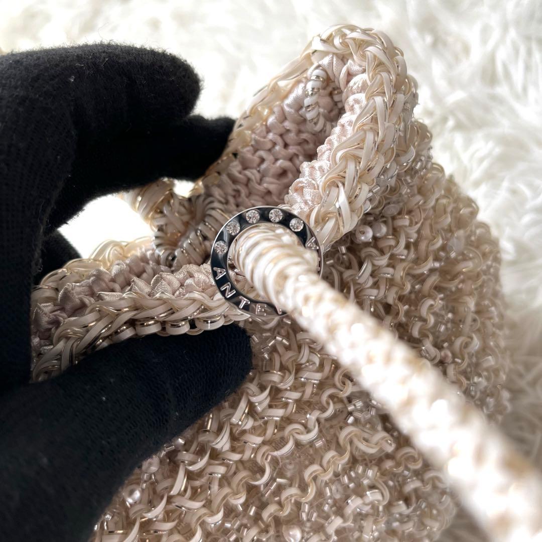 【ゆう】ANTEPRIMAワイヤーバッグ 2way シルバーベージュ