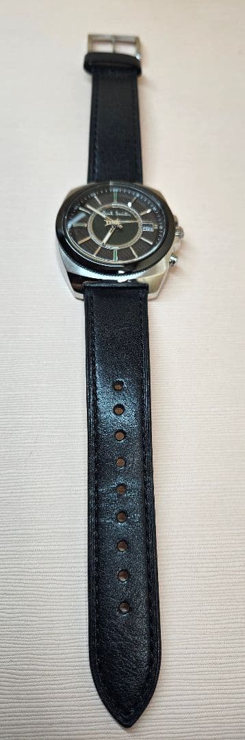 2次電池交換済み‼️美品のポールスミス電波ソーラー腕時計