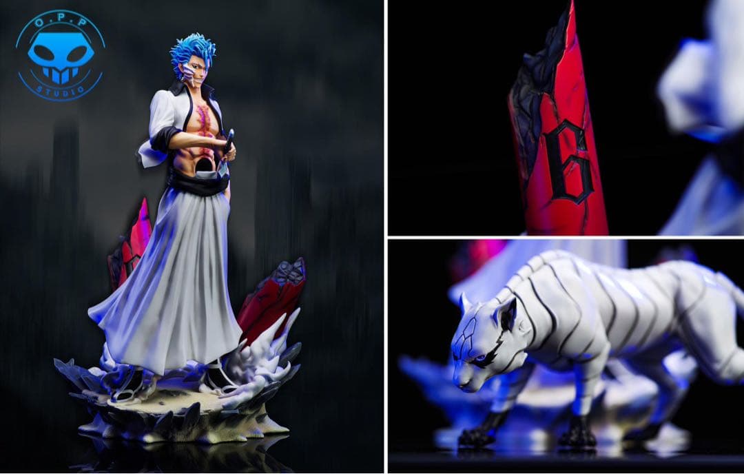 BLEACH  黒衣少年図 グリムジョー  ガレージキット ガレキ スタチュー⑨