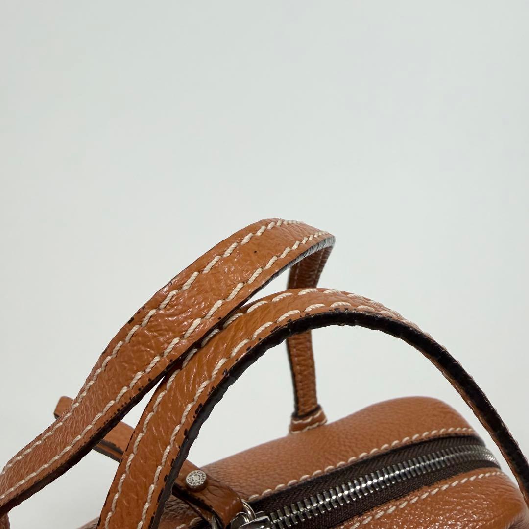 【極美品】ジャンニキアリーニ　ハンドバッグ 2way サファリ　ベージュ