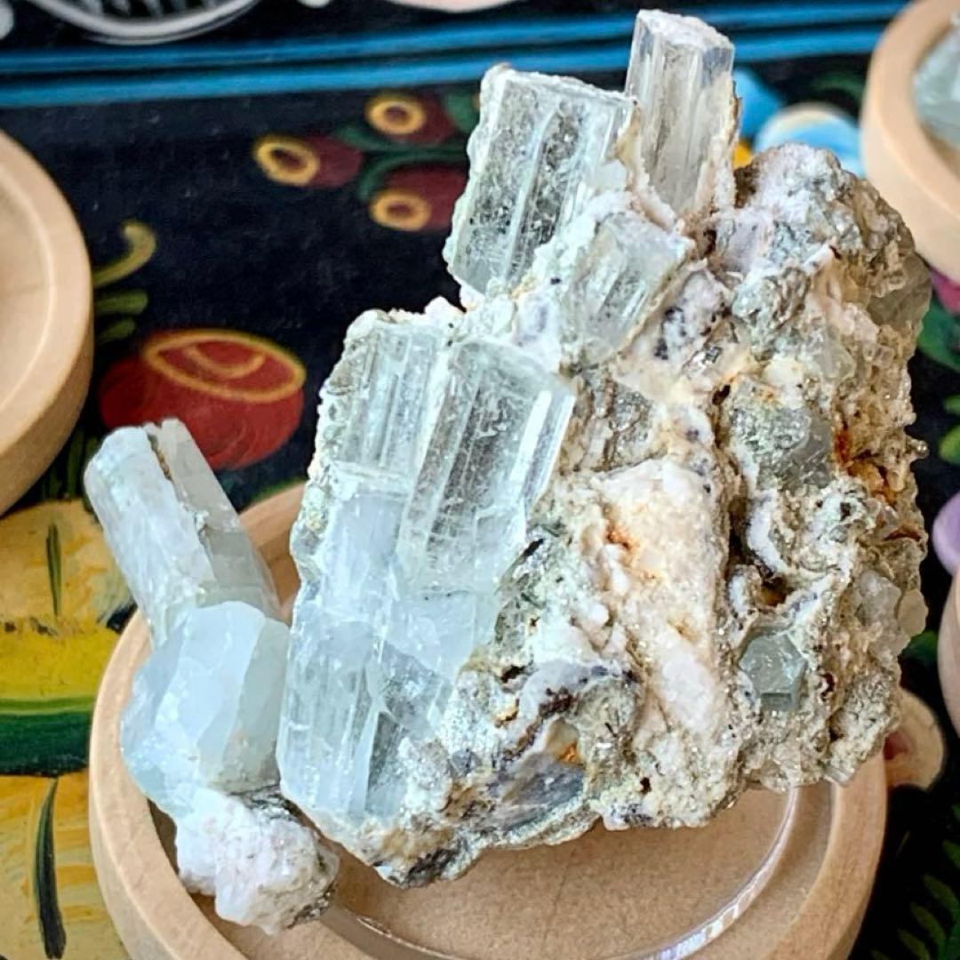 アフガニスタン産アクアマリン結晶1/鉱物標本 T11621725