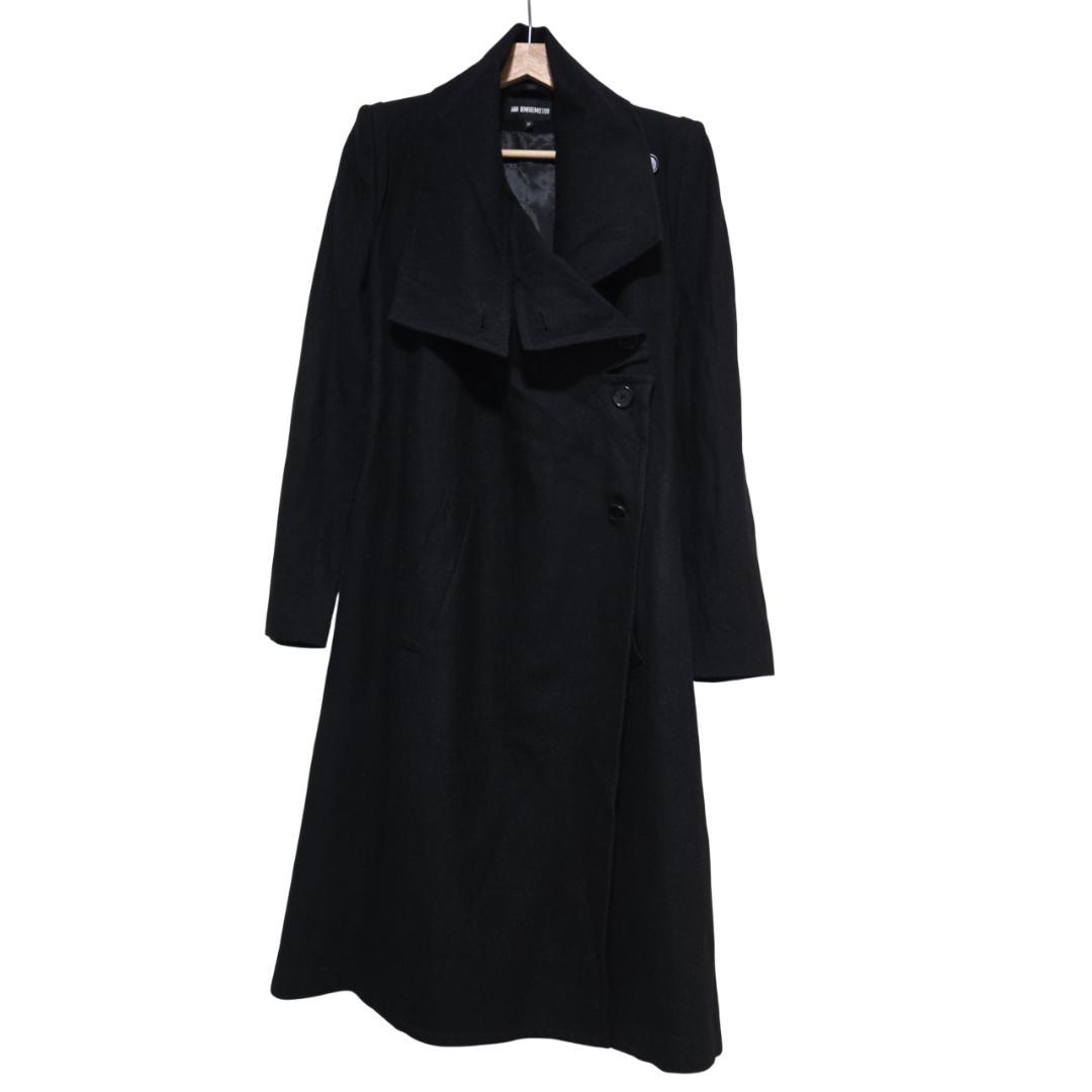 AW10 本人期 ANN DEMEULEMEESTER ベルテッドロングコート - メルカリ