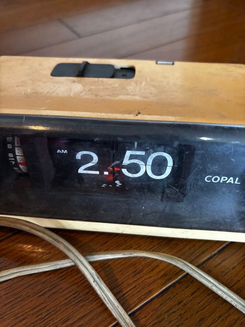 昭和レトロ sharp 卓上扇風機2台＋COPAL フリップ時計 3点セット