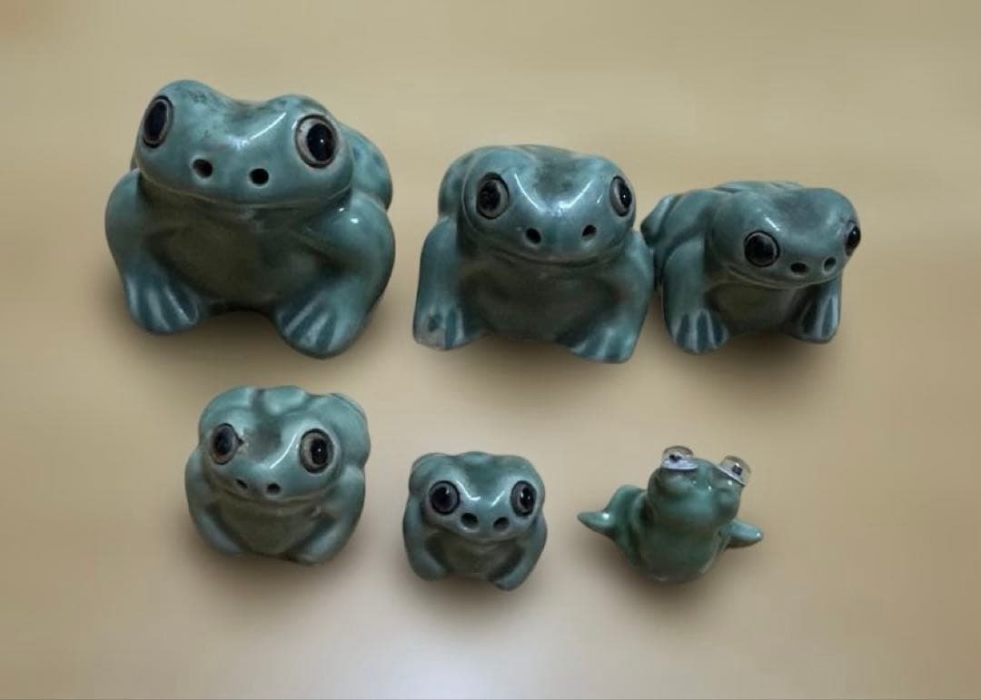 カエル 蛙 frog 置物 縁起物 インテリア 30点 レア 希少 まとめ売り
