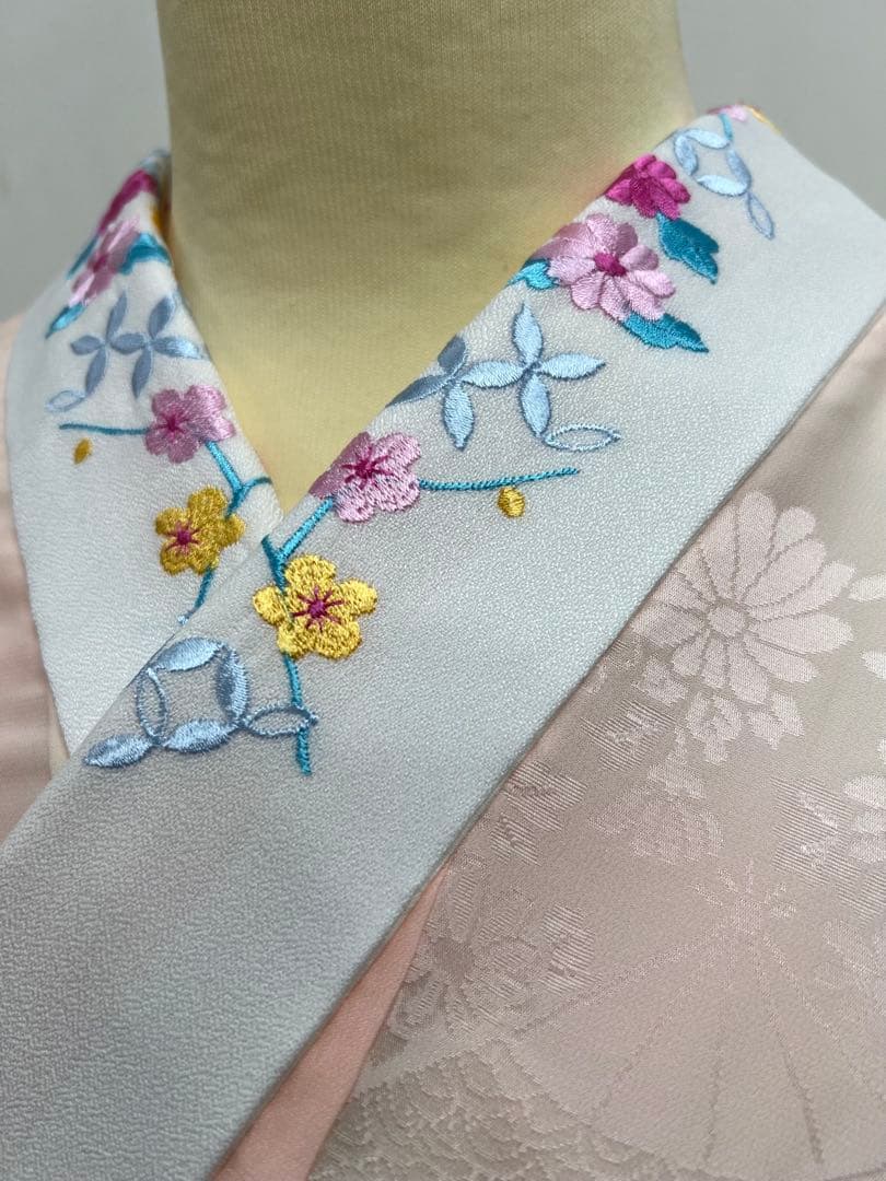 振り袖 フルセット 別誂長襦袢付 小柄な方に オレンジ 振袖 金彩加工 627