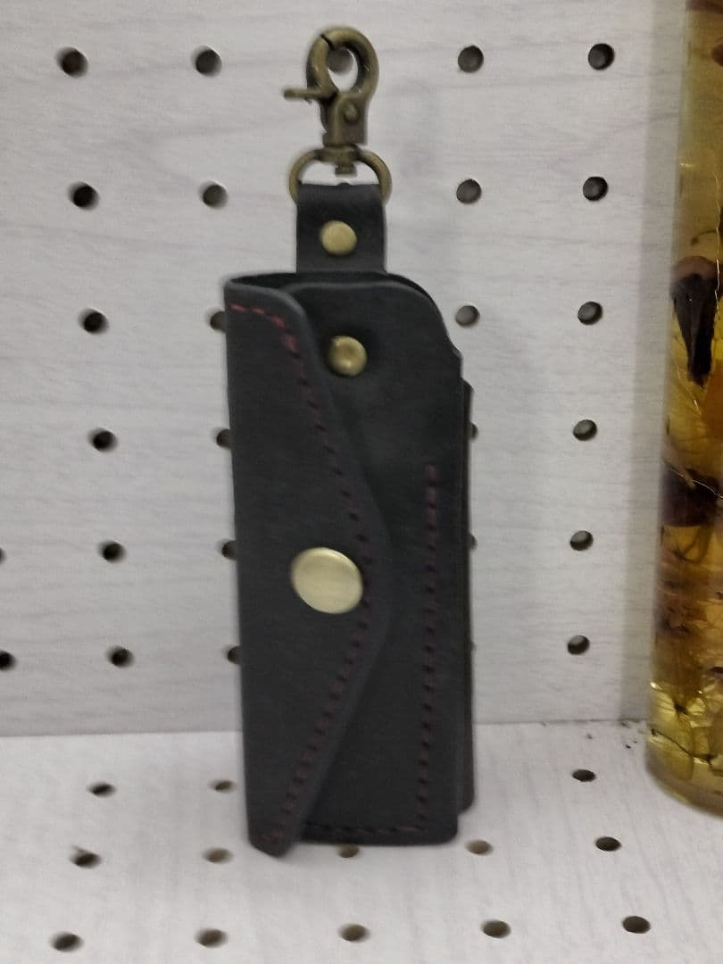 【モンスター】キーケース　スマートキー　本革　ハンドメイド