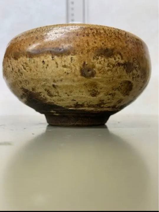 黄瀬戸 茶碗　アンティーク　 唐物　古美術品　コレクション骨董　江戸　青磁