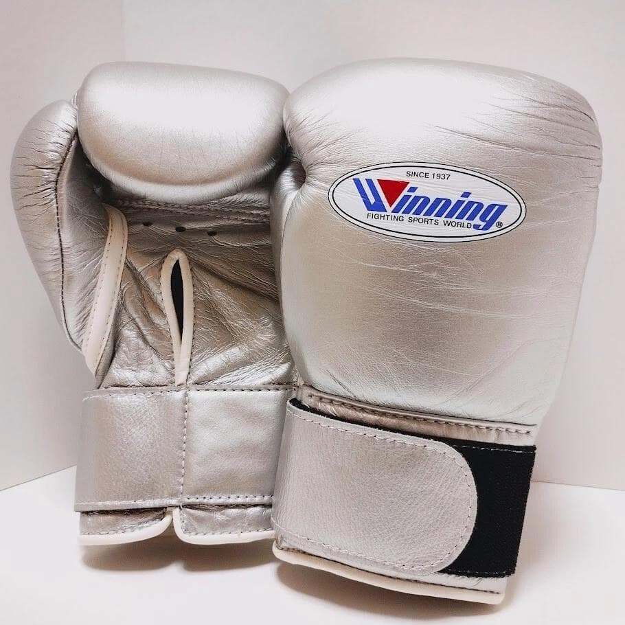 Winning ウイニング ボクシンググローブ 8oz 銀 シルバー 別注品 ➁