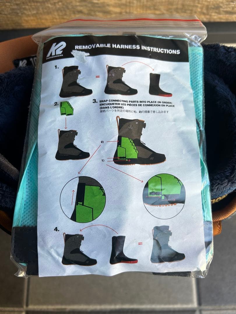 K2 TTスノーボードブーツ ネイビー US10.5 JPN28.5cm