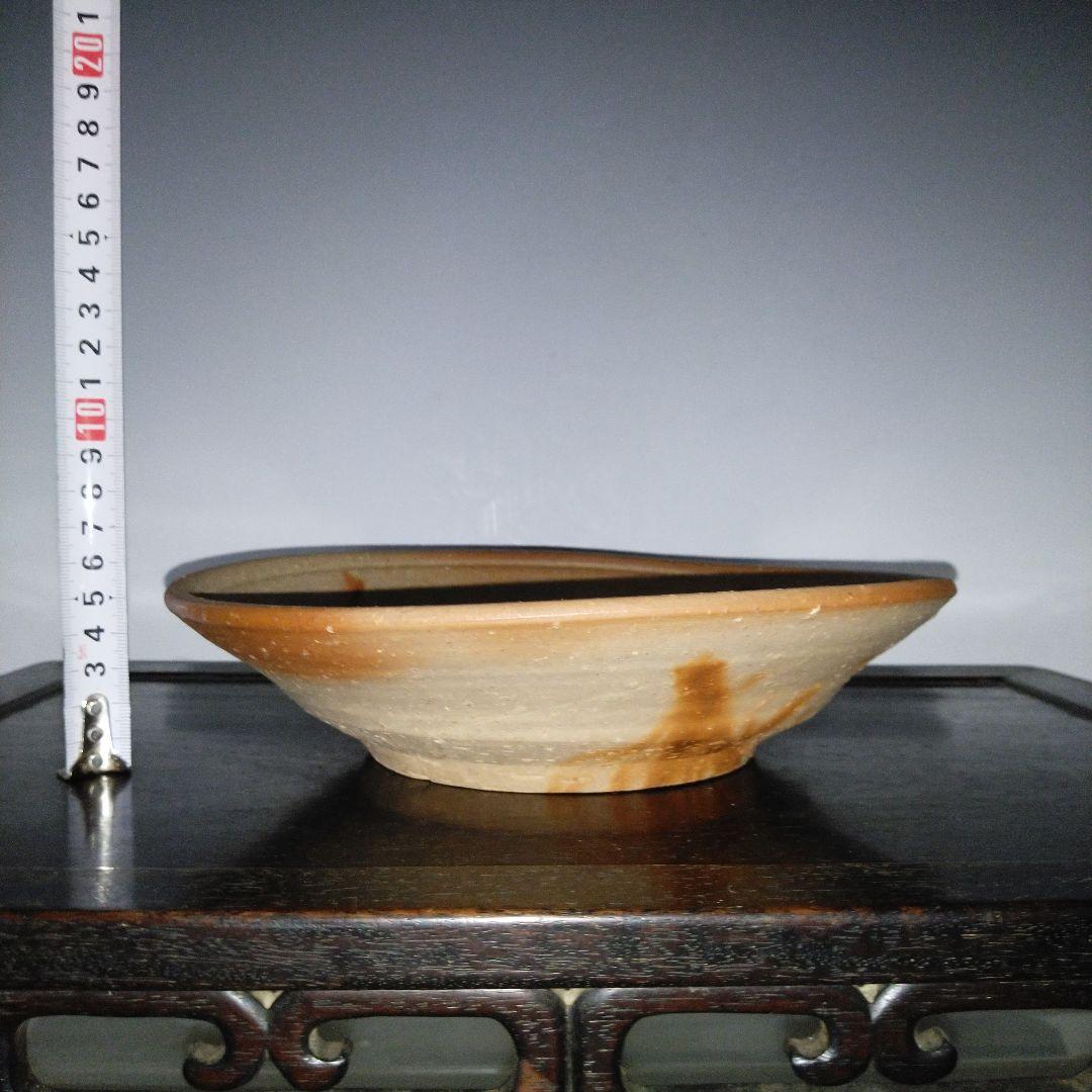 NO545 備前焼の器 人間国宝 伊勢﨑淳 陶印 NO545 備前焼 器 重要無形