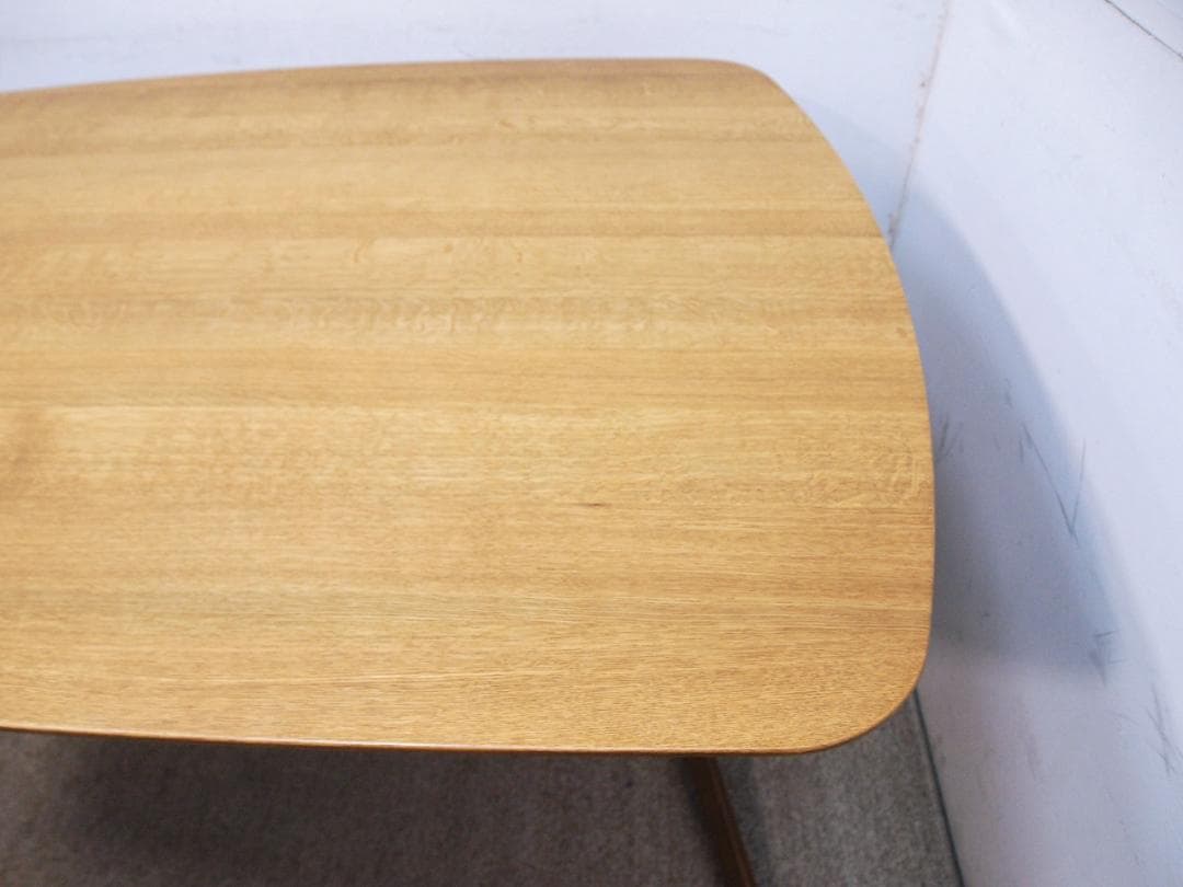 美品‼️日進木工 geppo SEED ダイニングテーブル 2本脚