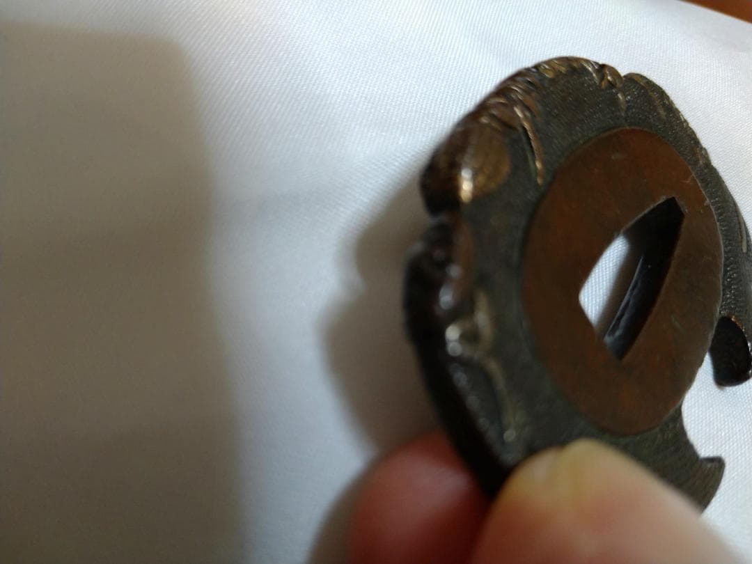 短刀脇差小鍔草葉の図