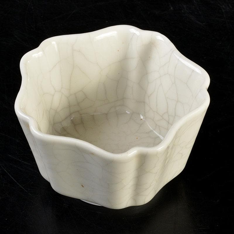 東山 東山焼 幻の姫路焼 白鷺製 永世舎 菓子鉢 江戸後期 東山 東山焼