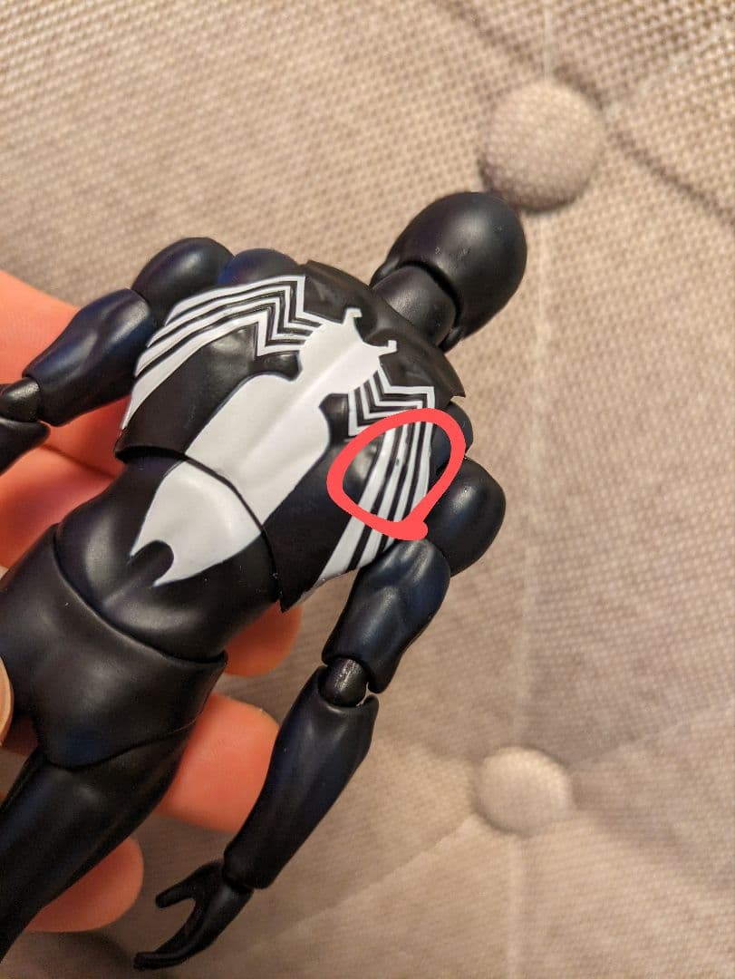 MAFEX ブラックスーツスパイダーマン シンビオート MESSTOYS ブラック