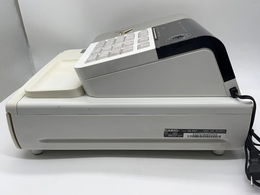 CASIO 電子レジスター SE-S20 鍵1個付 レジ カシオ -198- 店舗用品