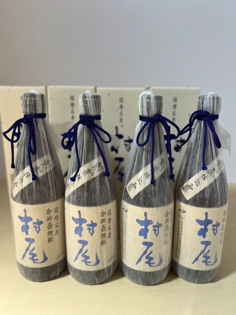 村尾4本セット ANA 機内販売 芋焼酎 限定パッケージ 焼酎村尾 かめ 壺