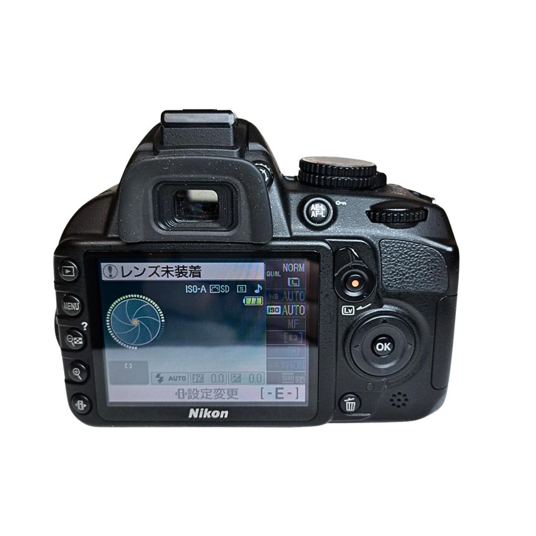 Nikon D3100 デジタル一眼レフ レンズ スマホケーブル SDカード付