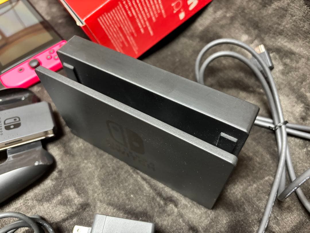 Nintendo Switch ネオンオレンジ/ネオンピンク　SDカード付き