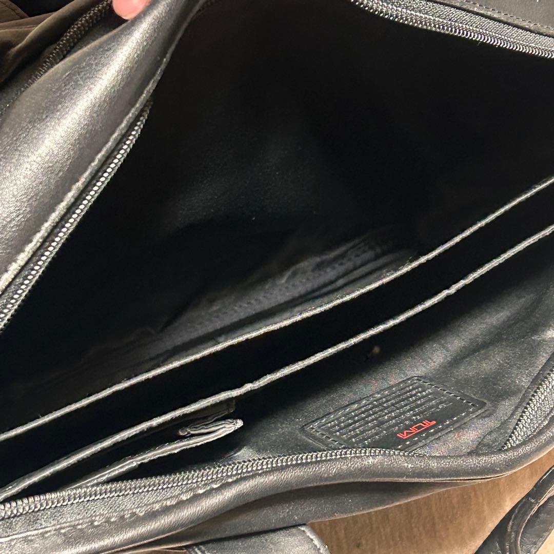 美品　TUMI ALPHA エクスパンダブル ナッパレザー　96141DH